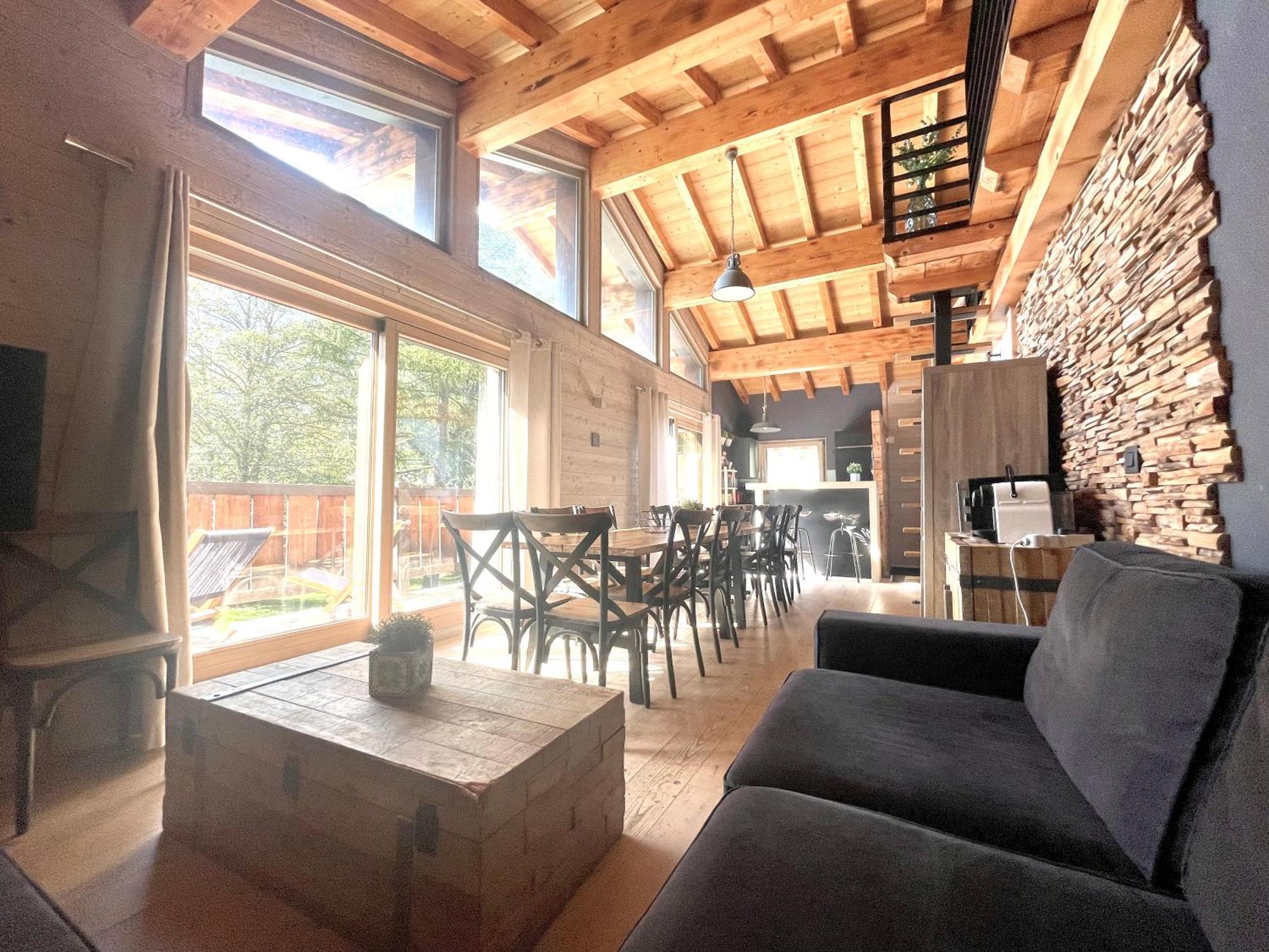 Chalet Le Petit Nicolas, Jacuzzi, Vue Mont Blanc Chamonix Exterior foto